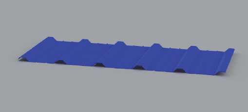 cubierta azul